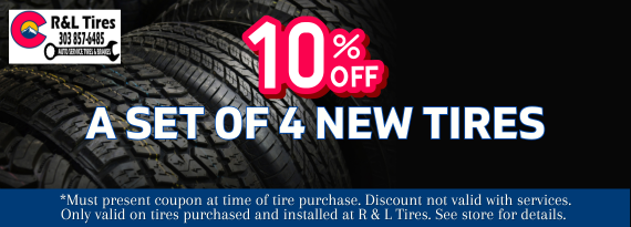 10% Off Purchase of New Tires